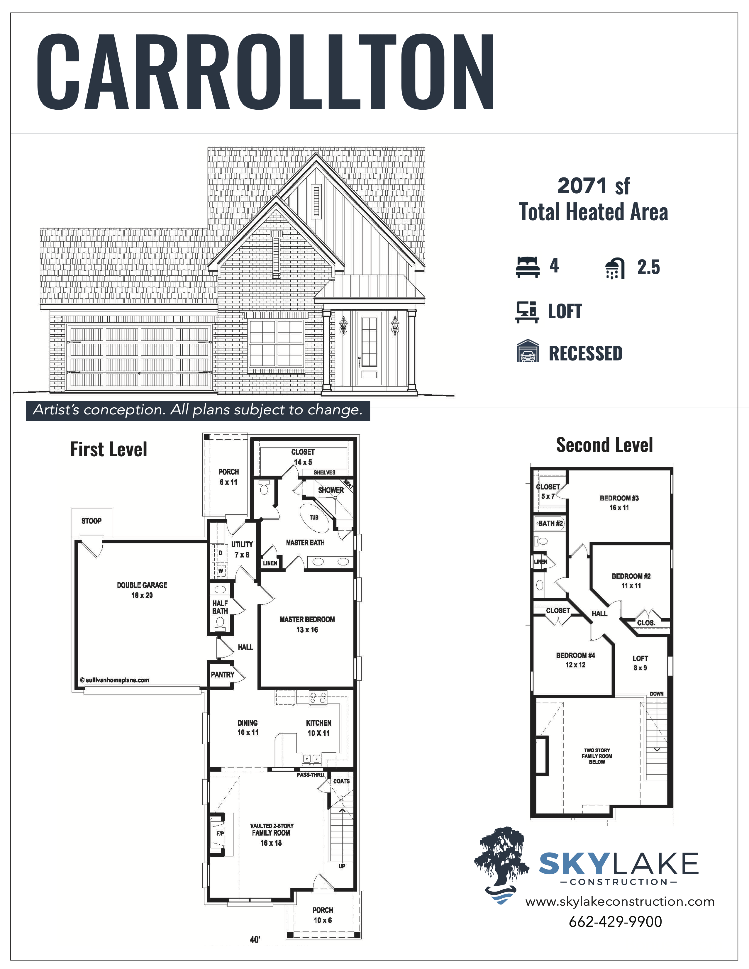 Bellewood Grove Hernando Carrollton Floor Plan