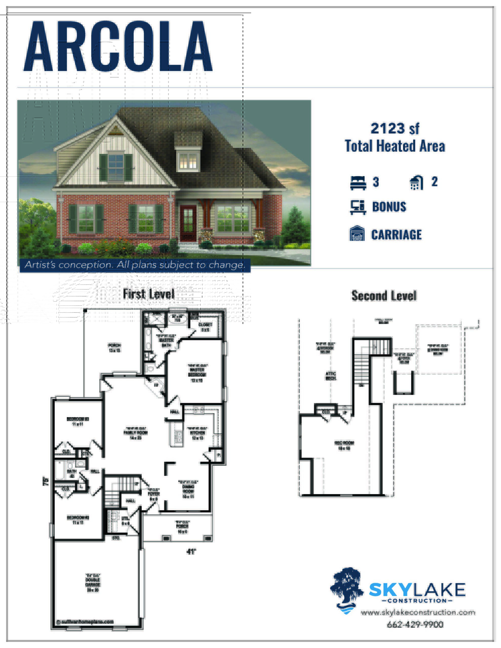 The Leflore at Delta Landing Hernando Arcola Floor Plan