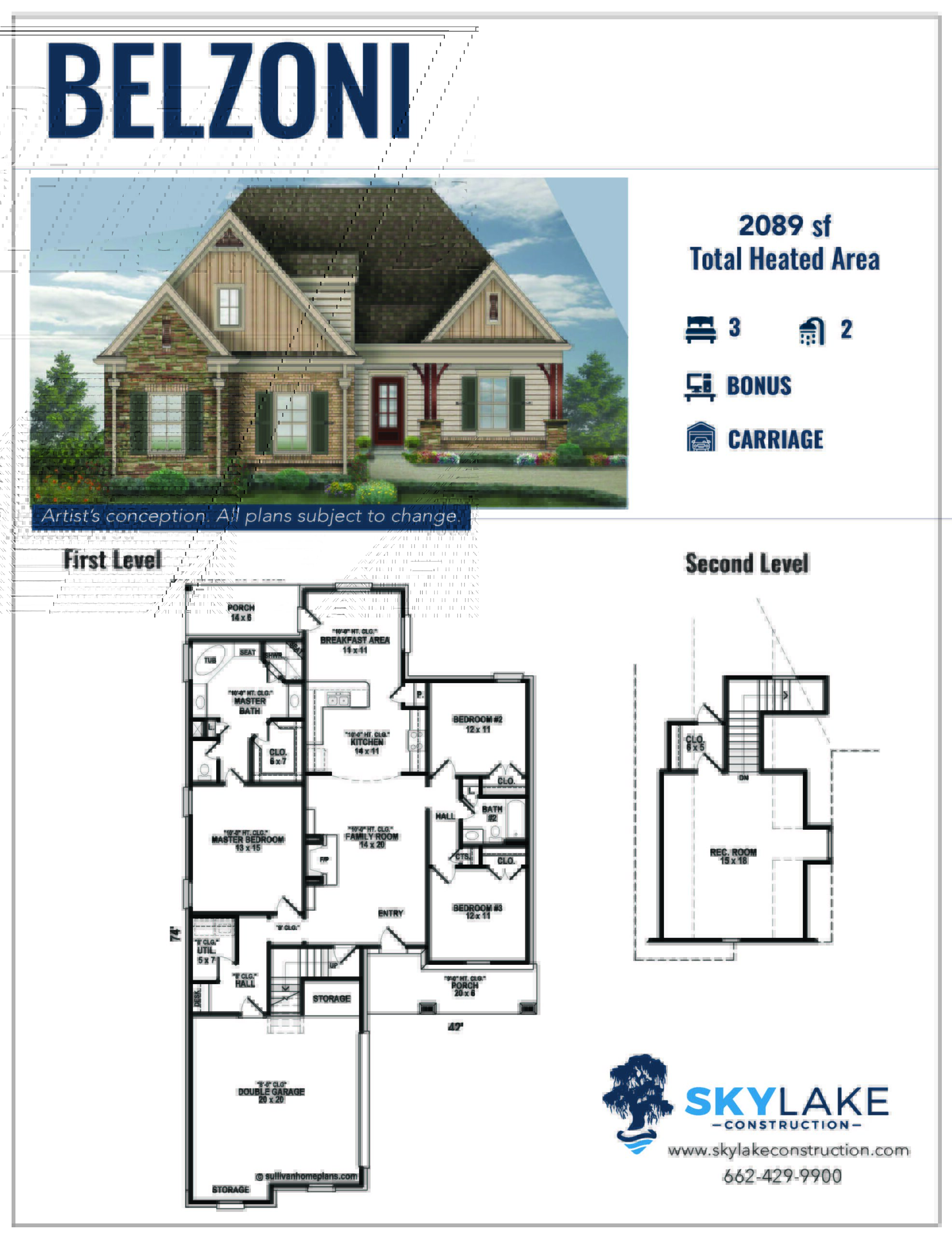 The Leflore at Delta Landing Hernando Belzoni Floor Plan