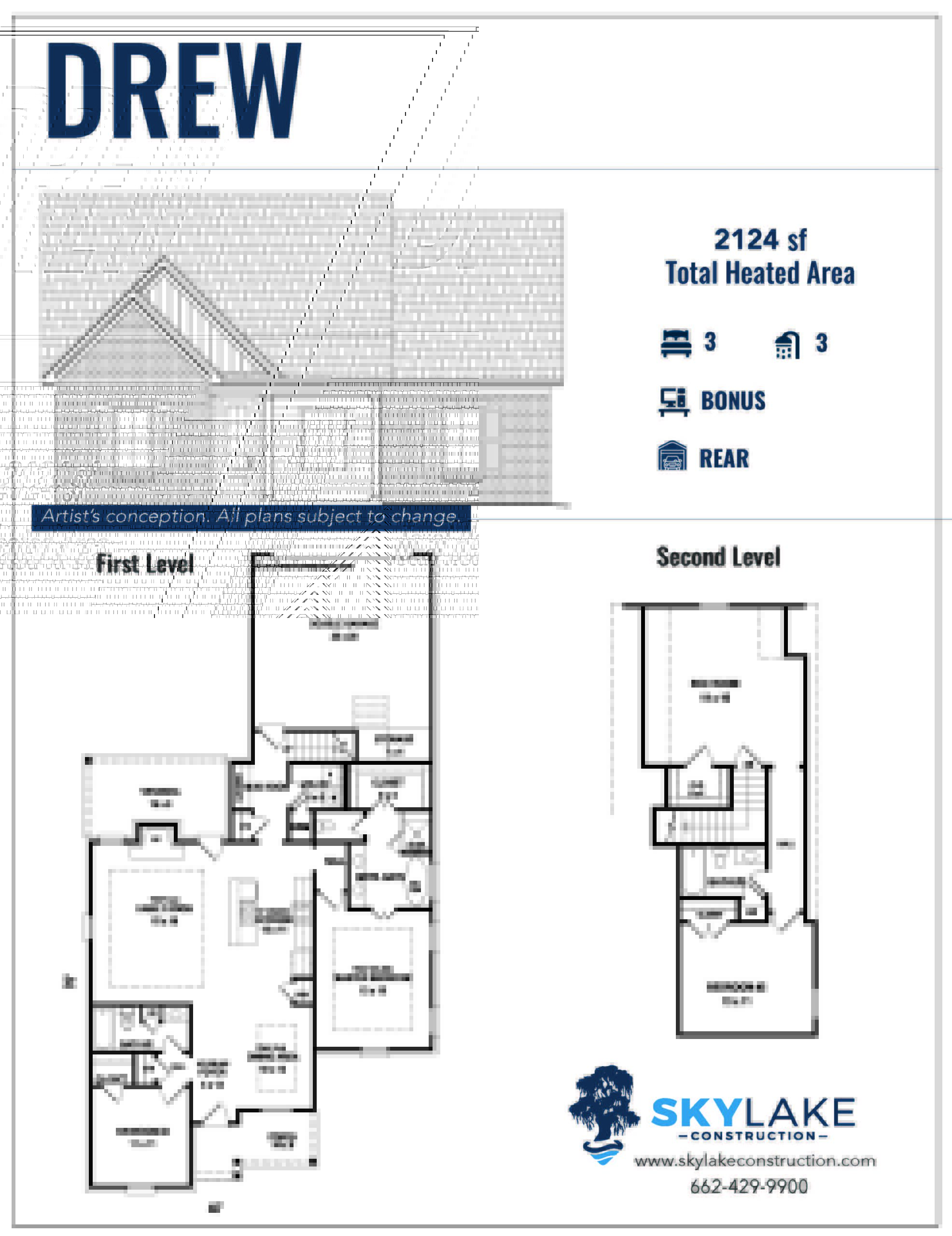 The Leflore at Delta Landing Hernando Drew Floor Plan