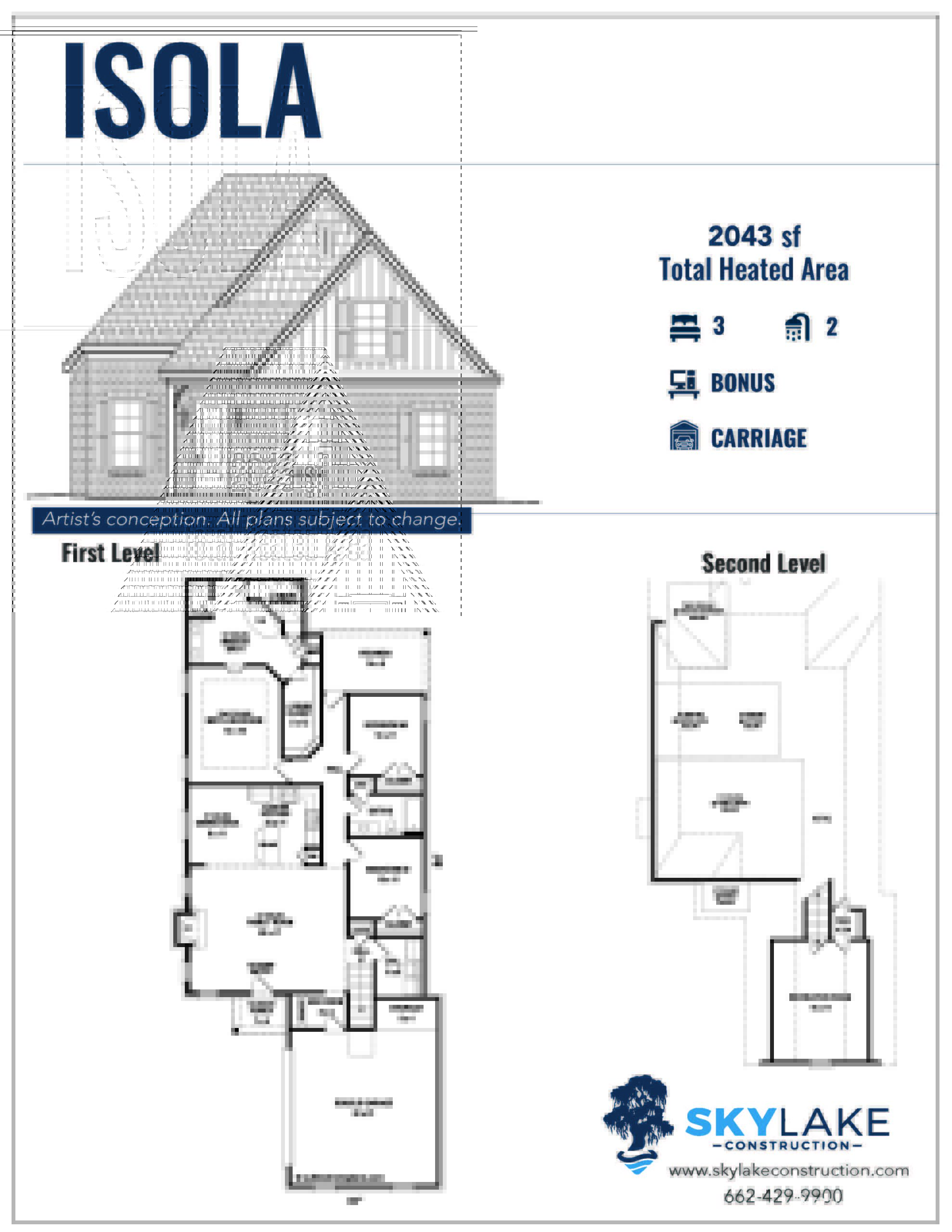 The Leflore at Delta Landing Hernando Isola Floor Plan