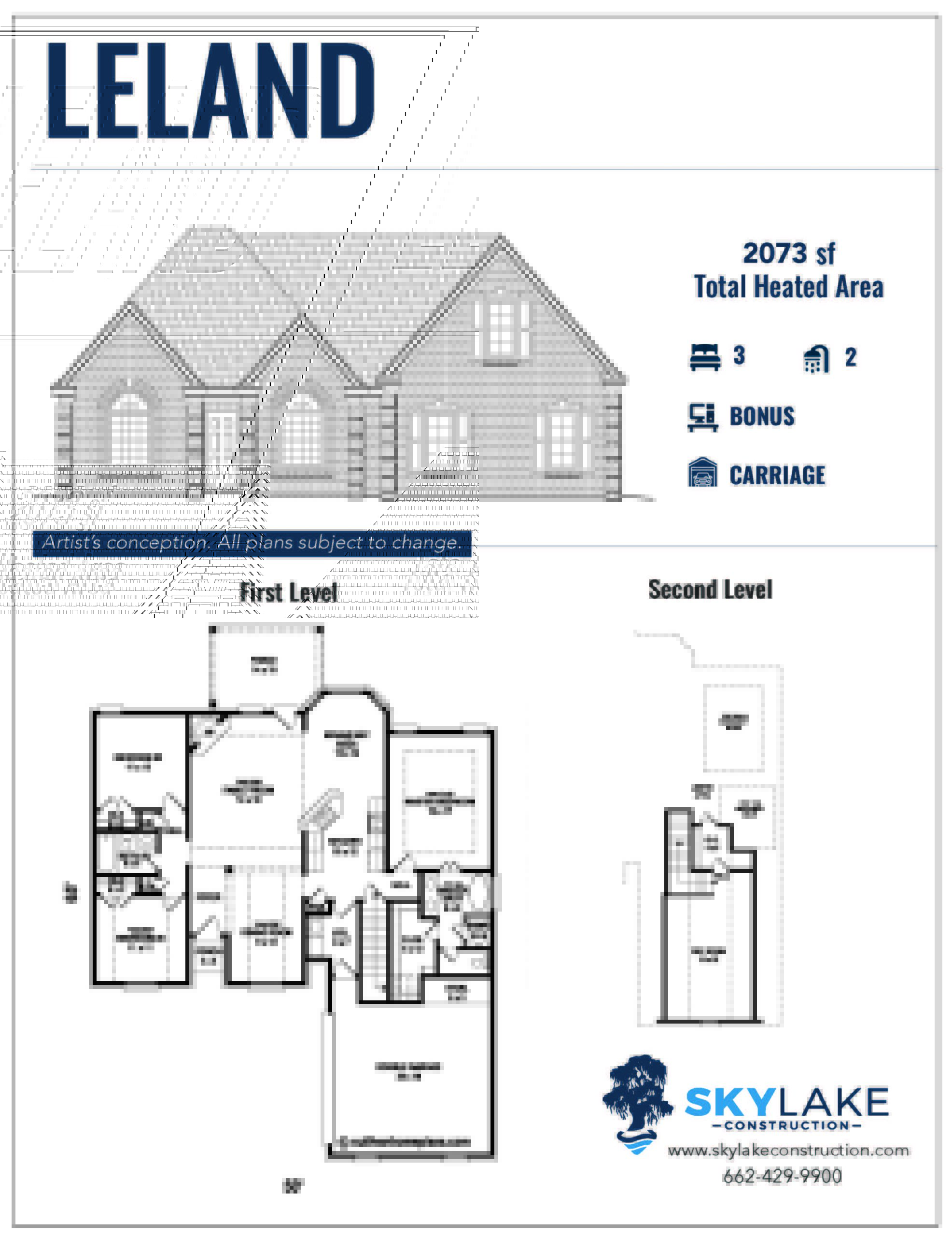 The Leflore at Delta Landing Hernando Leland Floor Plan