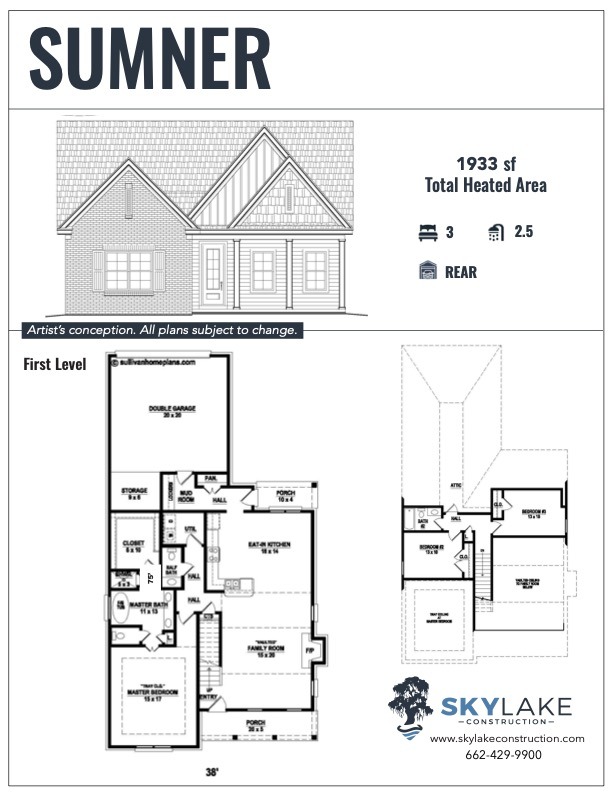 The Leflore at Delta Landing Hernando Sumner Floor Plan