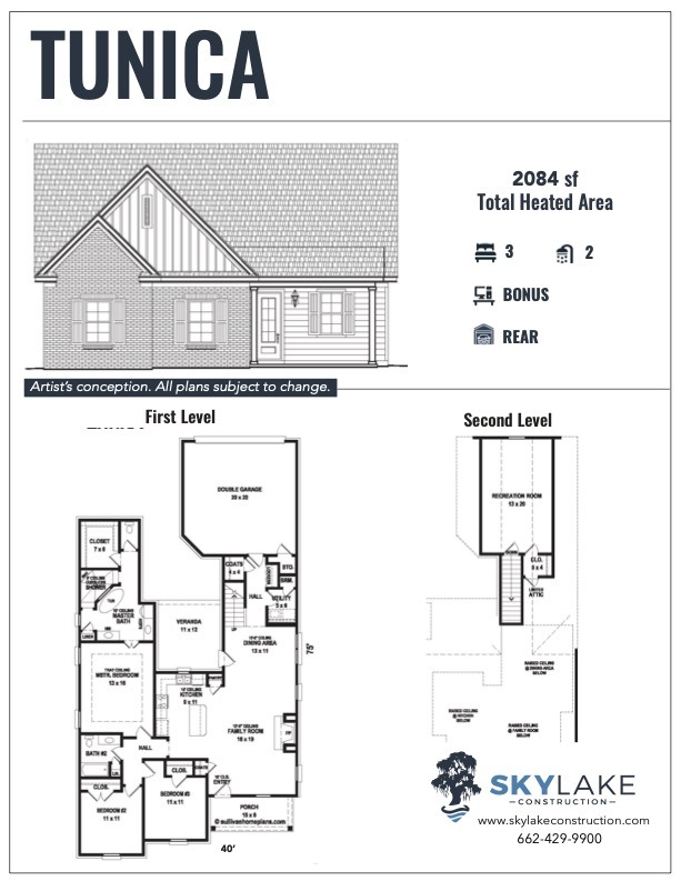 The Leflore at Delta Landing Hernando Tunica Floor Plan